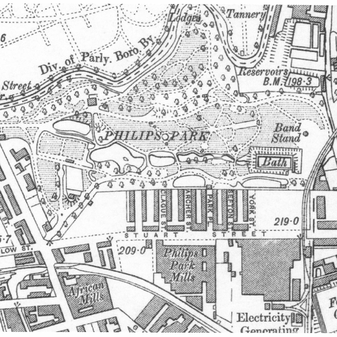 Philips Park old map